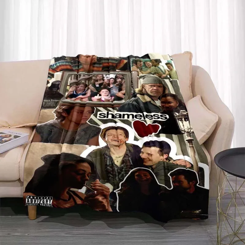 

American Drama Shameless Flannel Warm Blanket Movie Art Printed Blanket Suitable for Home Bedroom Sofa Bed Travel Picnic Blanket