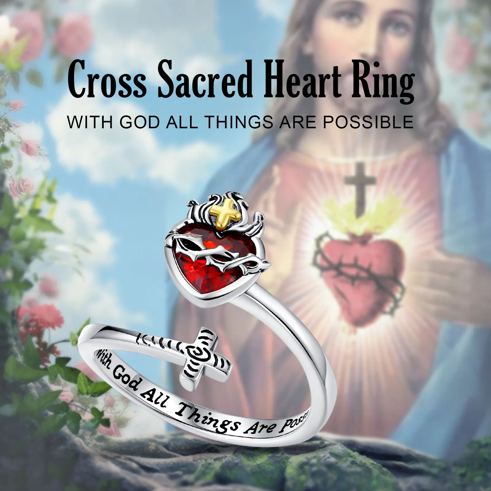 アクセサリー GOD ONLY KNOWS / TEAR HEART RING / L Zelda - Michael M Jewelry