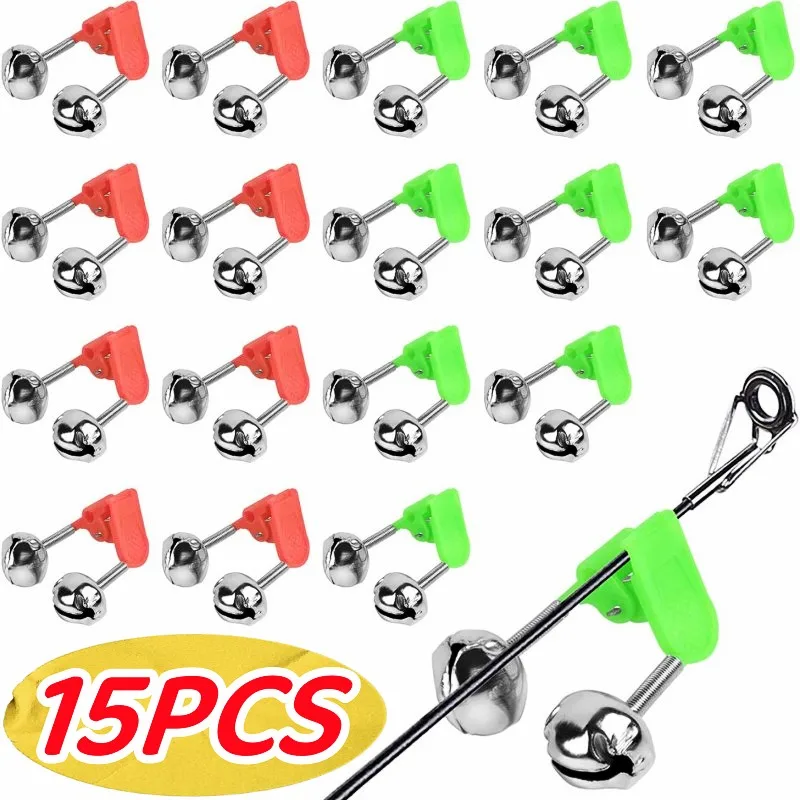 Avertisseur de Touche avec Double Cloches pour Pêche de Nuit et Indicateur de Morsure