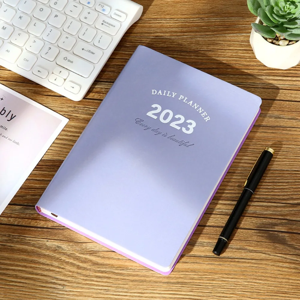 Planning Schedules Organizer Planner Notebook Time Management Agenda Planner Yearly Calendar Business Notepad 2023 A5 Notebook