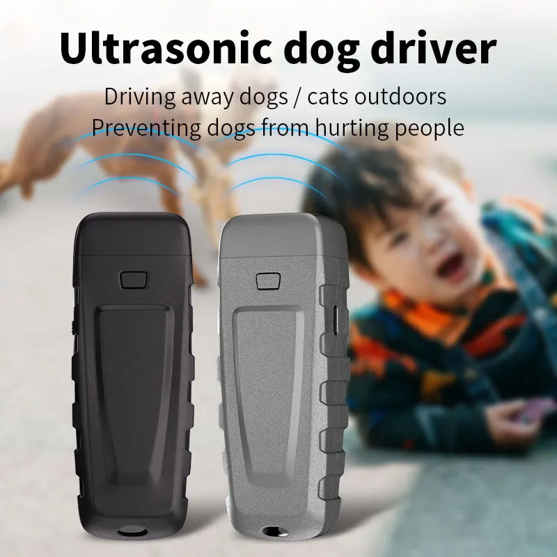 

Pet Dog Repeller Anti Barking Stop Bark Training Device Trainer LED Ultrasonic Anti Barking Ultrasonic Type-C Charging