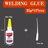 Universal CA Cyanocalate Super Glue 10G/35G Liquid Glue Oily Glue Extra Strong Adhesive 1
