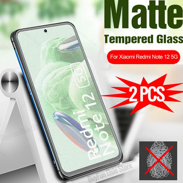 Protector de pantalla para Xiaomi Redmi Note 12, película protectora de  vidrio templado con pegamento completo, 4G, 5G - AliExpress