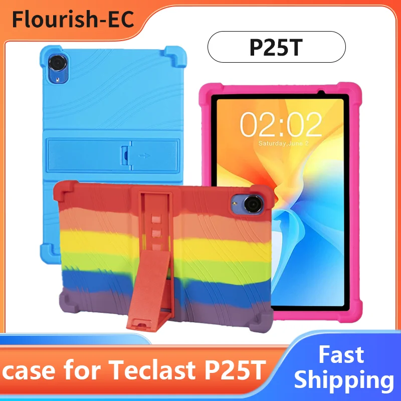 

for Teclast P25T Tablet Pad 10.1 inch Stand Holder Silicone Shockproof Tablet Protective Cover For Teclast P25 T Case