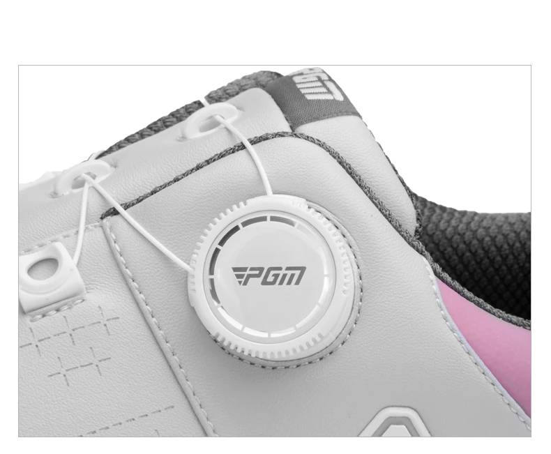 PGM Men Sports Shoes Knob Shoelaces Anti-Side Slip Waterproof Spring Autumn Golf Men Wear Sneakers Microfiber Leather XZ232