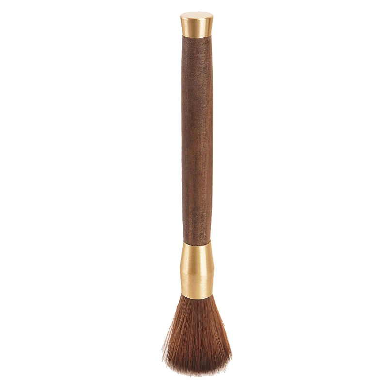 Wooden Handle Coffee Grinder Cleaning Brush for Baristas and Home Use