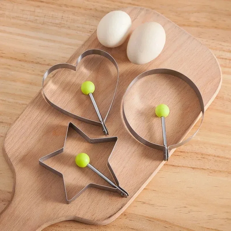 Stainless Steel Fried Egg Pancake Kitchen Accessories Gadget Rings Omelette Mold Mould Frying Egg Cooking Tools Kitchen Gadget