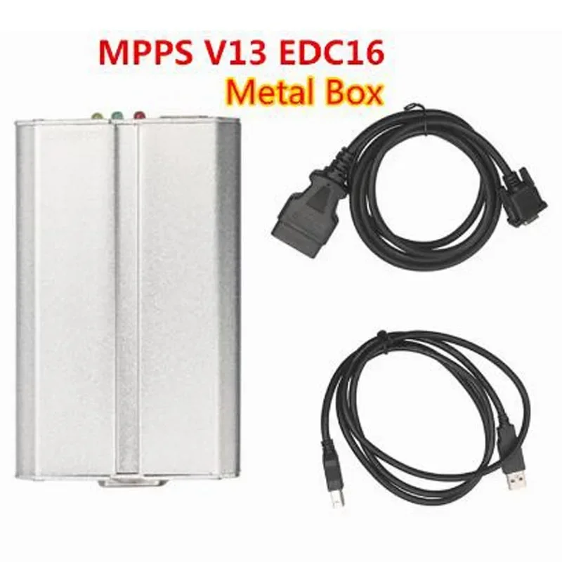 2024 Nuovo Mps V13 Edc16 Metal Box Ecu Chip Tuning Tool Remap K + Can Flasher Mpps V13