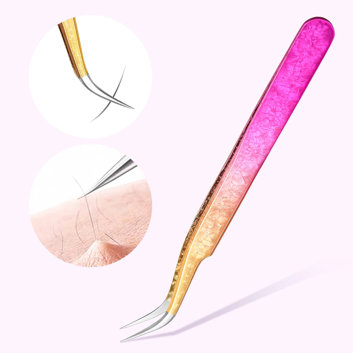5 Eyelash tweezers Eyelash Extension Tweezers Eyelash Volume Tool Strap Pack Stainless Steel Eyelash Extension Tweezers Sharp Ey 5