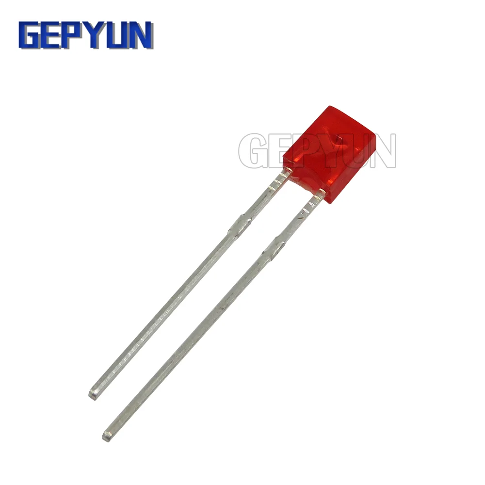 100 stücke 2 x3x4 quadratisch führte 234 rote licht emittierende diode blau rot grün weiß gelb elektronische diy kit – Detail 6