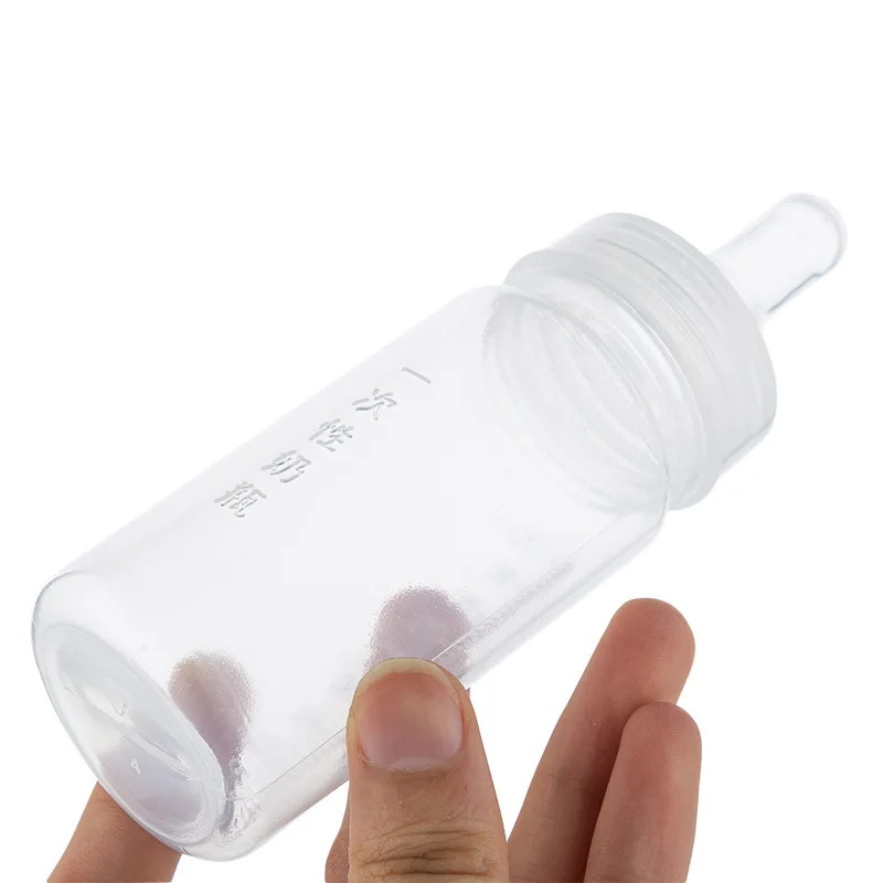 100ml Disposable Feeding Bottle Portable with Scale Independent Bag Disinfection baby health care kit newborn Feeding Bottle