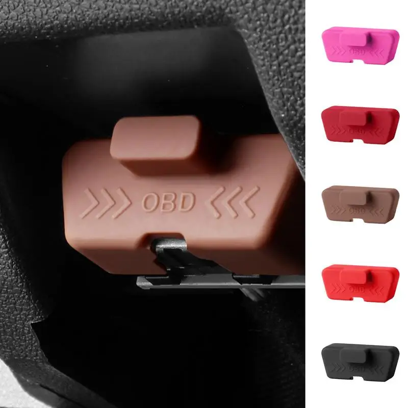 waterproof car OBD Port Cover silicone rust-proof OBD Port Lock Protective Sleeve Dust OBD Clogging Caps for Car Accessories