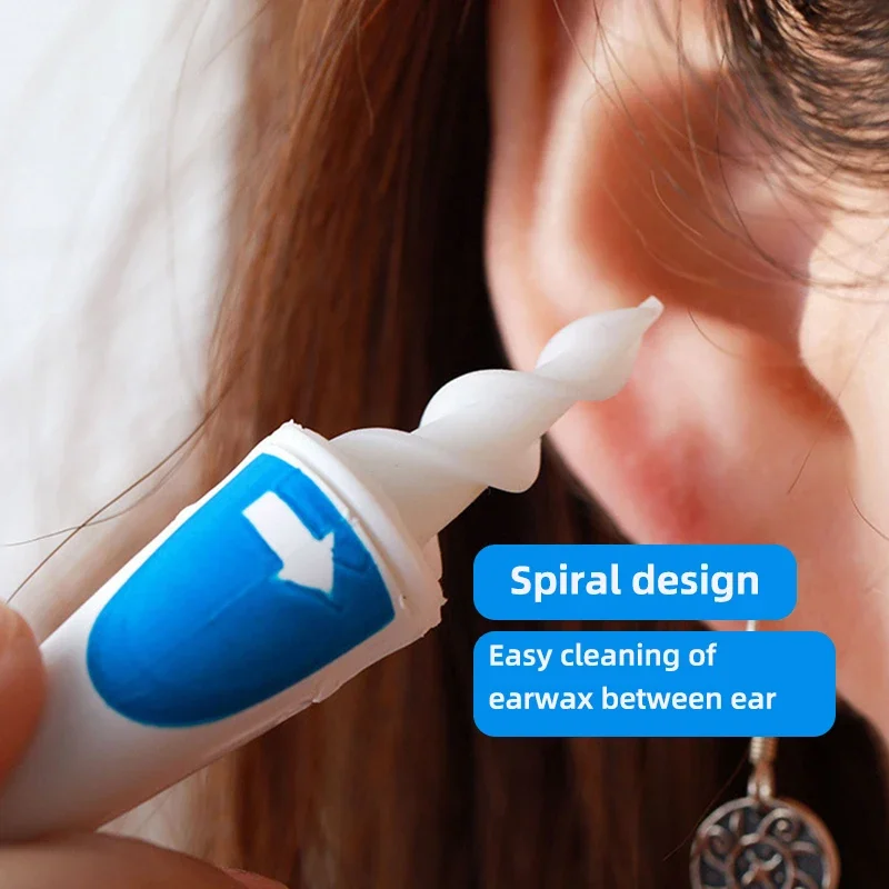 16 Ear Cleaning Set Ear Scoop Cleaning Ear Wax Silicone Soft Spiral Beauty Care Gadget Portable Personal Hygiene Set 2