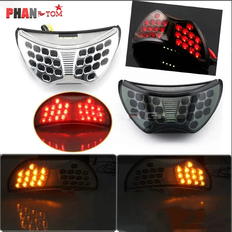 

Motorcycle Taillight Integrated Brake Light Scooter Turn Signals Lights for Honda CBR 600 F4 1999-2000 Motor Rear Lights