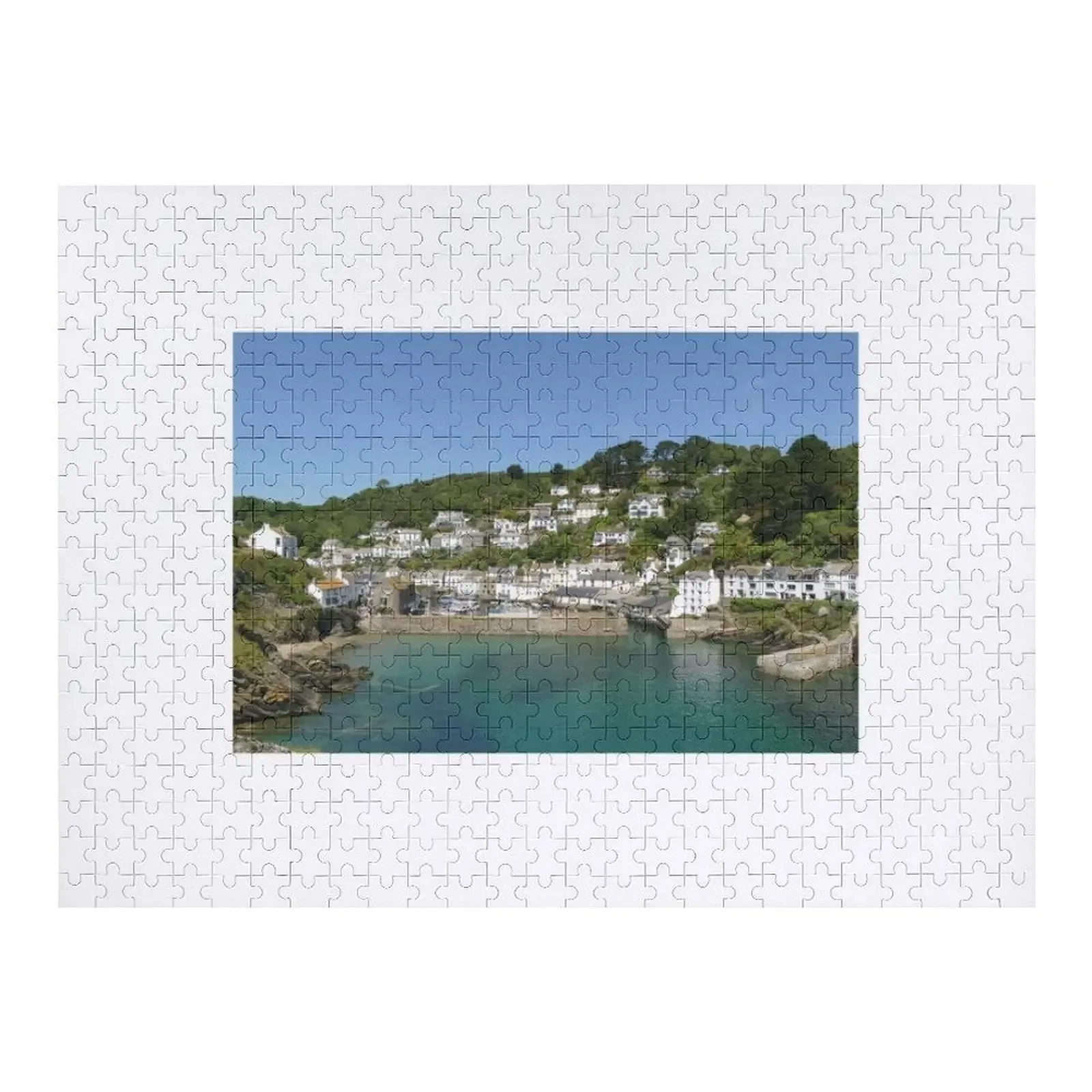 Polperro, Cornwall Jigsaw Puzzle Custom Kids Toy Name Wooden Toy Personalised Wooden Compositions For Children Puzzle