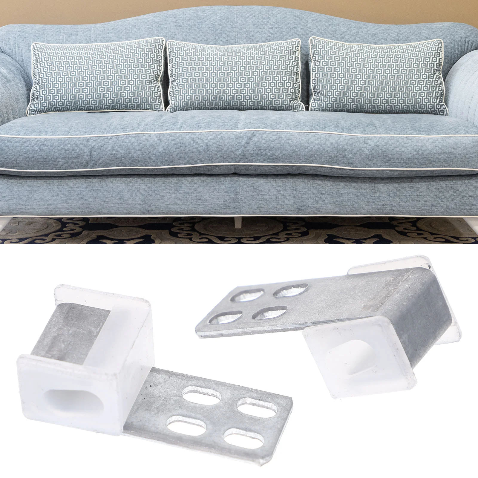 Рисунок 3 - пружинные зажимы для крепления