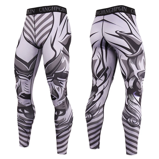 Men's Sweatpants Compression Quick Dry Fitness Sport Leggings Men Sportswear Training Basketball Tights Gym Running Sports Pants KC196