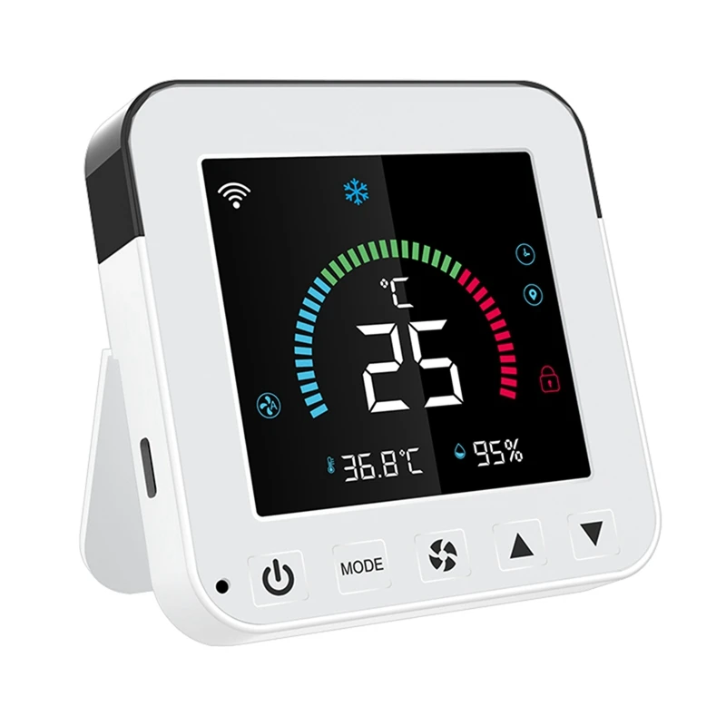 

Tuya Smart Life DC5V Air Conditioner Thermostat IR Remote Control Timer Temperature Humidity Sensor