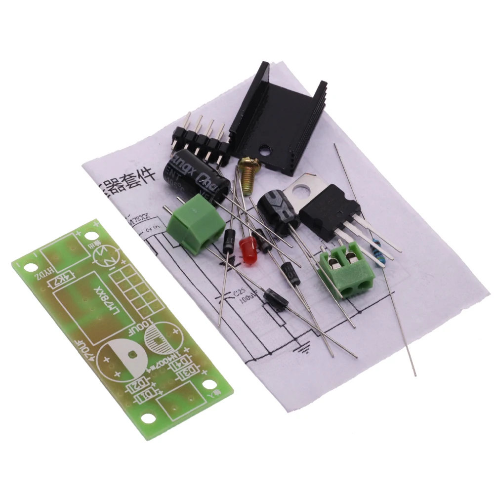 10 Schede PCB Per Regolatori L78XX LM78XX, Per LM7805 LM7812, Spedizione Veloce