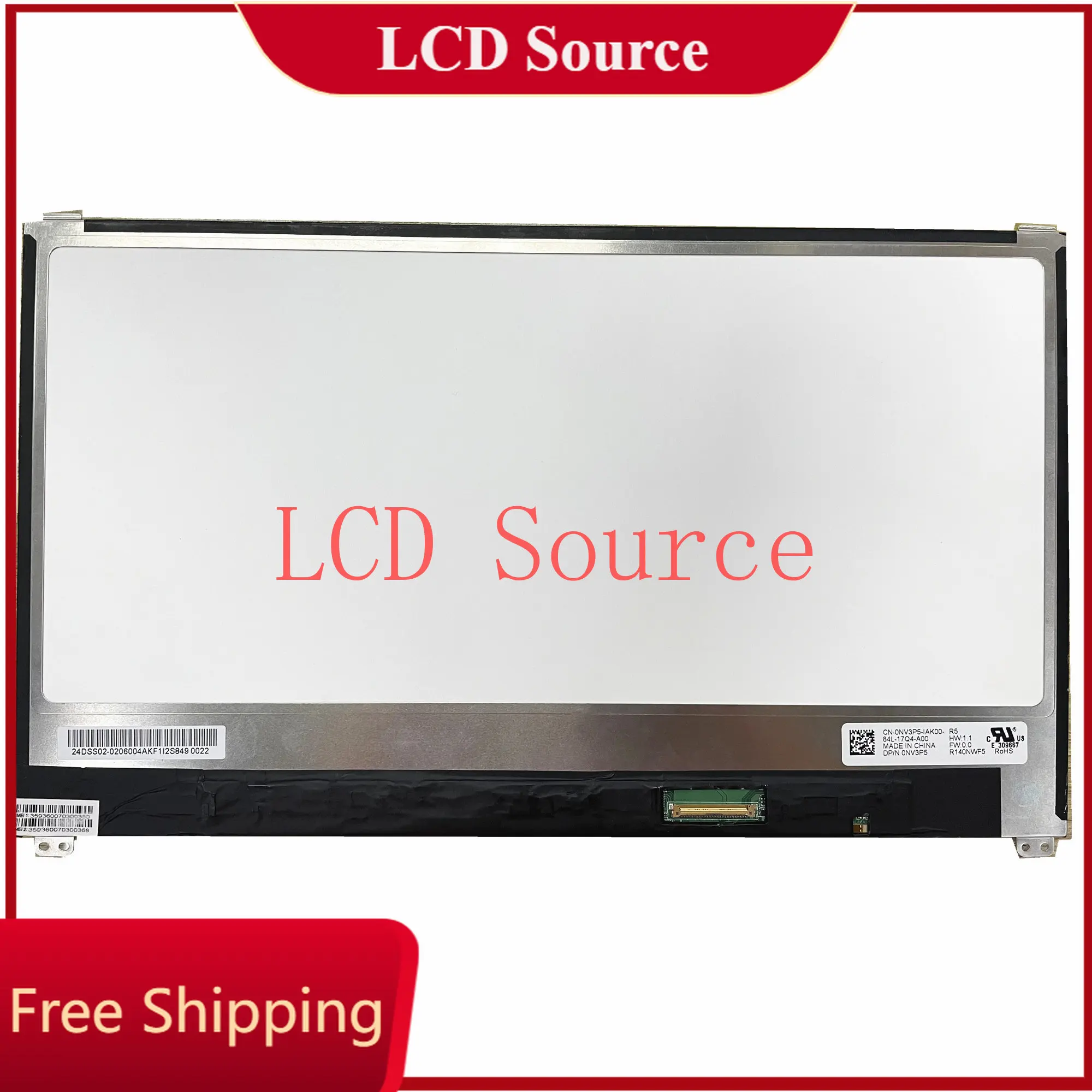 

R140NWF5 R5 HW: 1,1 FW 0,0 40PIN с сенсорным экраном, дисплей ноутбука, ЖК-дисплей светодиодный Matrix