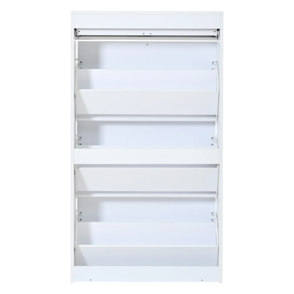 70×25×123,5 cm moderner Schuhschrank, multifunktionales Schuhregal mit 6 Fächern und 1 Schublade, Schuhaufbewahrung, Organizer, Schrank, Schränke – Detail 11