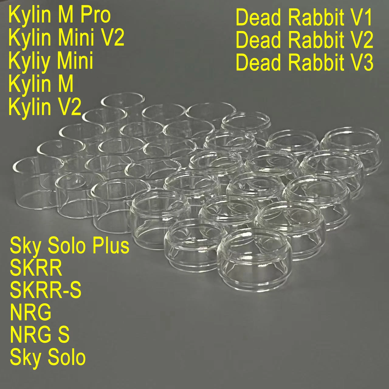 

10 шт., детали для Kylin M Mini V2 SkySoloPlus SKRR NRG S Pro DeadRabbit, прозрачные/прямые/Bubble V1/2/3