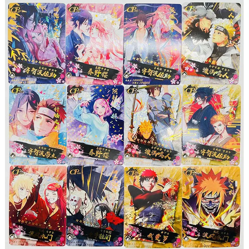 Naruto Metal Cards Uzumaki Naruto Hyuga Hinata Uchiha Sasuke Haruno Sakura  Classic Toys Anime Collection Card Gifts - AliExpress
