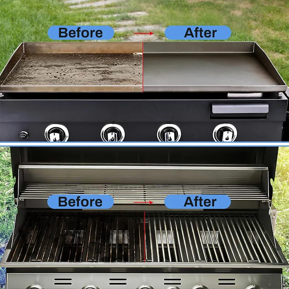 BBQ Grill Cleaning Brush Brick Block Barbecue Cleaning Stone Pumice Brick for Barbecue Rack Outdoor Kitchen BBQ Tools