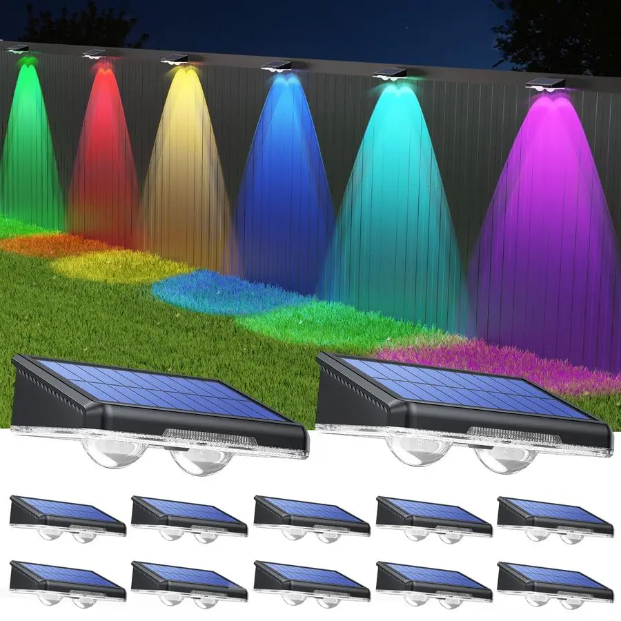 XMSJ solar fence lights image 1