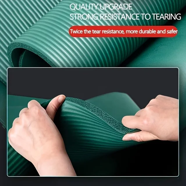 15/20mm Thick NBR Yoga Mat Moisture-proof Outdoor Non-Slip Durable Camping Picnic Mat 200x80cm Exercise Gym Fitness Workout 5