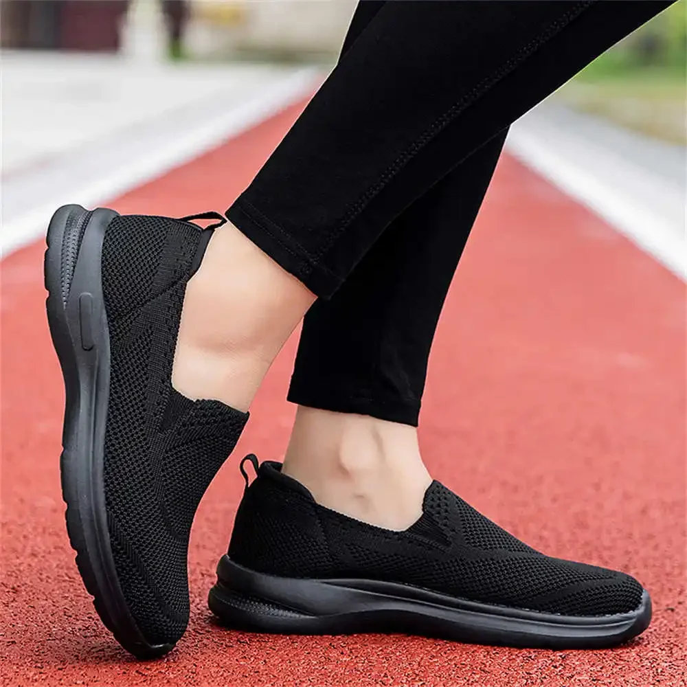 Slipon Large Size White Women'S Tennis Vulcanize Saddle Shoes Trendy Woman Sneakers Sport Exercise Jogging Boty Sapato