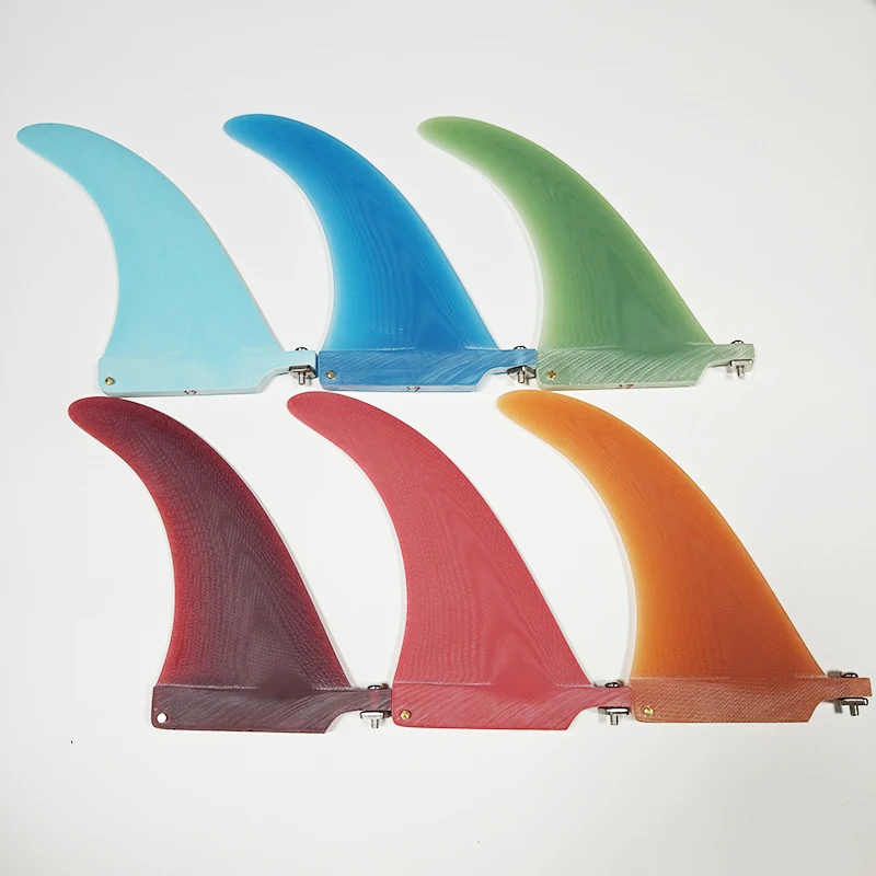 6.5inch Fiberglass surfboard center fin longboard single fin for surfboard