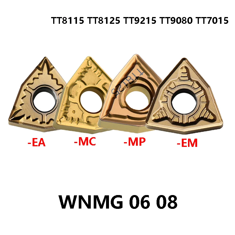 

WNMG080404EM TT9080 WNMG080408EM TT8115 TT8125 TT9215 TT7015 оригинальные карбидные вставки WNMG WNMG080408 WNMG080404 080412 060408