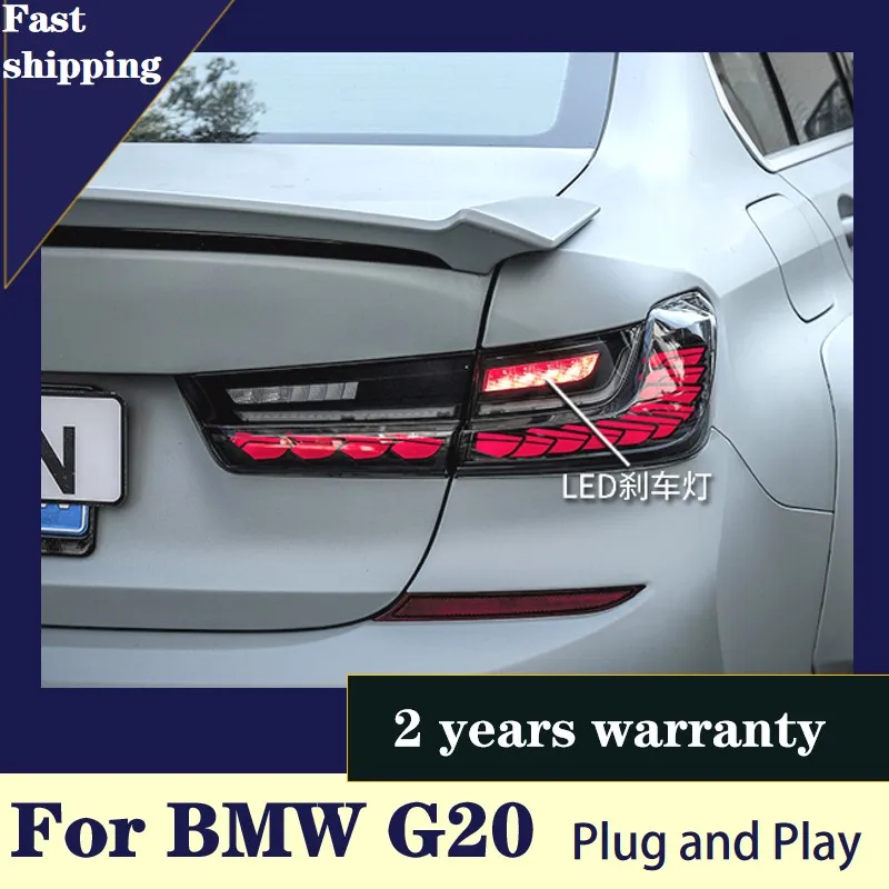 

For BMW 3 series G20 Taillights 2019-2022 Rear Light DRL+Dynamic Turn Signal+Brake+Reverse For BMW G20 Rear Lamp Accessories
