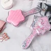 Sequins Comb Massage Children Quicksand Cushion Massage Comb Cute Girl Comb Carry Long Hair Anti-knot Comb Hair Brush 1