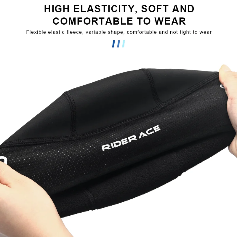 Cycling Face Mask With Glasses Hole Sun Protection Windproof Dustproof Balaclava Bike Full Face Cap Fleece Thermal Helmet Liner 4