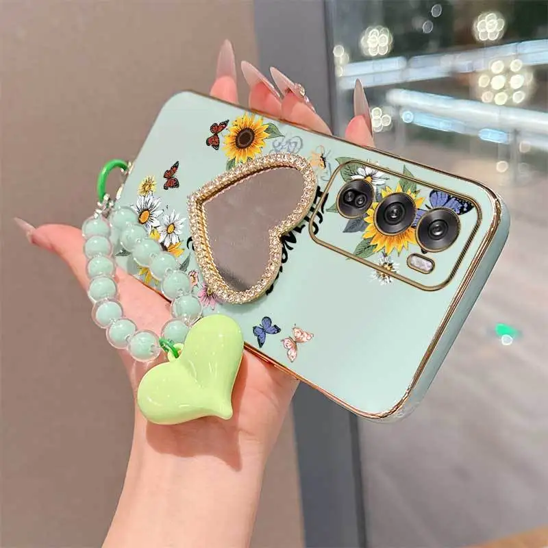 Floral Bloom Phone Accessory Set: Case, Lanyard & Stand