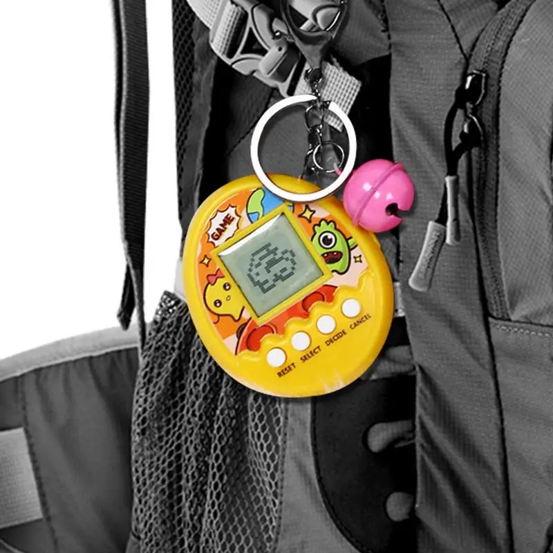 Electronic Digital Pet Game Funny Console Machine Keychain E-Pet Game Nostalgic Virtual Interactive Toys Christmas Gift 4