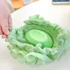 2-In-1 Bath Ball Towel Loofah With Drawstring Closure For Soap Soft Exfoliating Mesh Shower Sponge Skin Care Bathing Tool 1