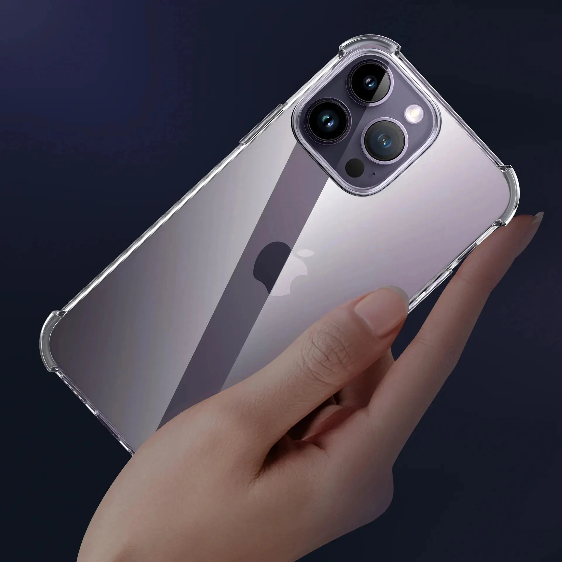 รูปสินค้า เคสกันกระแทก Clear สำหรับ iPhone 15/14/13/12/11 Pro Max