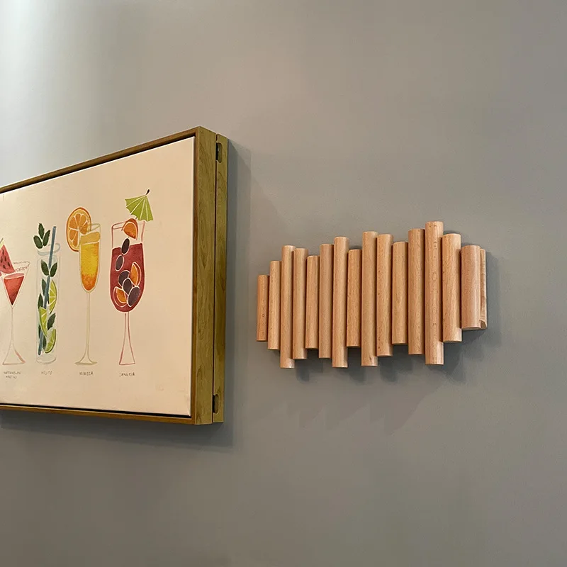 Handmade Nordic Style Wooden Coat Rack