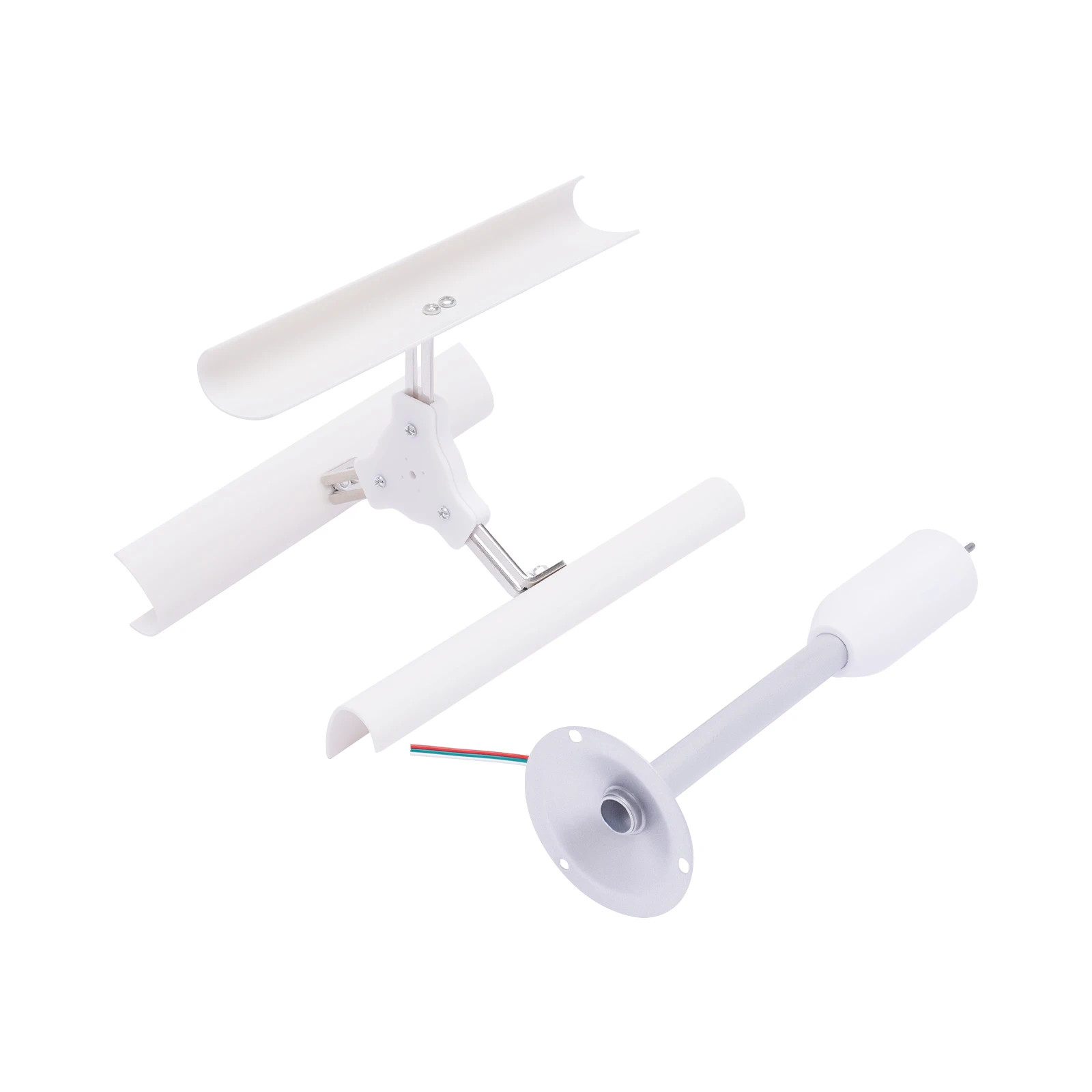 20W 12V Vertical Axis Wind Power Generator Wind Turbine 3-Phase Permanent Magnet Motor 9.84ft/s Start Wind Speed for DIY Power