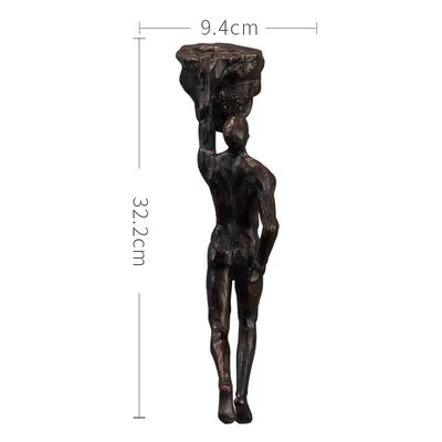 Athlete Rock Climbing Man Resin Background Wall Hanging Decoration Sculpture Statue Figures Present Decor Retro