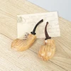 OLD FOX Olive Wood Tobacco Pipe Big Apple Series Pipe Acrylic Curved Handle With Smoke Chamber to Assist Smoking with clean part 4