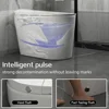 Smart Toilets, One Piece Toilet Intelligent Toilet with Silent & Slow Toilet Cover Auto & Foot Induction Flush,Tankless Toilets 4