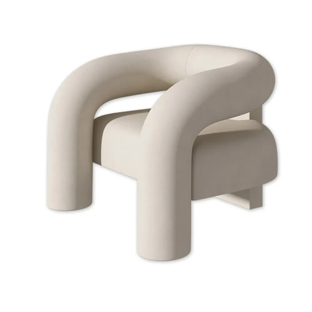 

MOMO Single Sofa Chair Light Luxury Leisure Celebrity Chair Living Room Nordic Single Chair Bedroom Simple Balcony Lazy Sofa