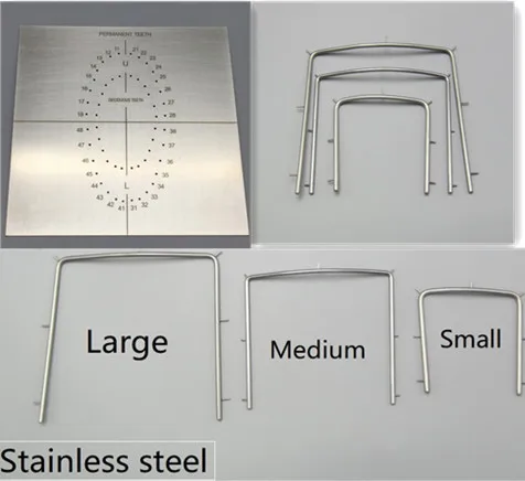 Dental-Rubber-Dam-Template-Punch-Frame-Holder-Dentist-Surgical-Instruments-Teeth-Whitening ...