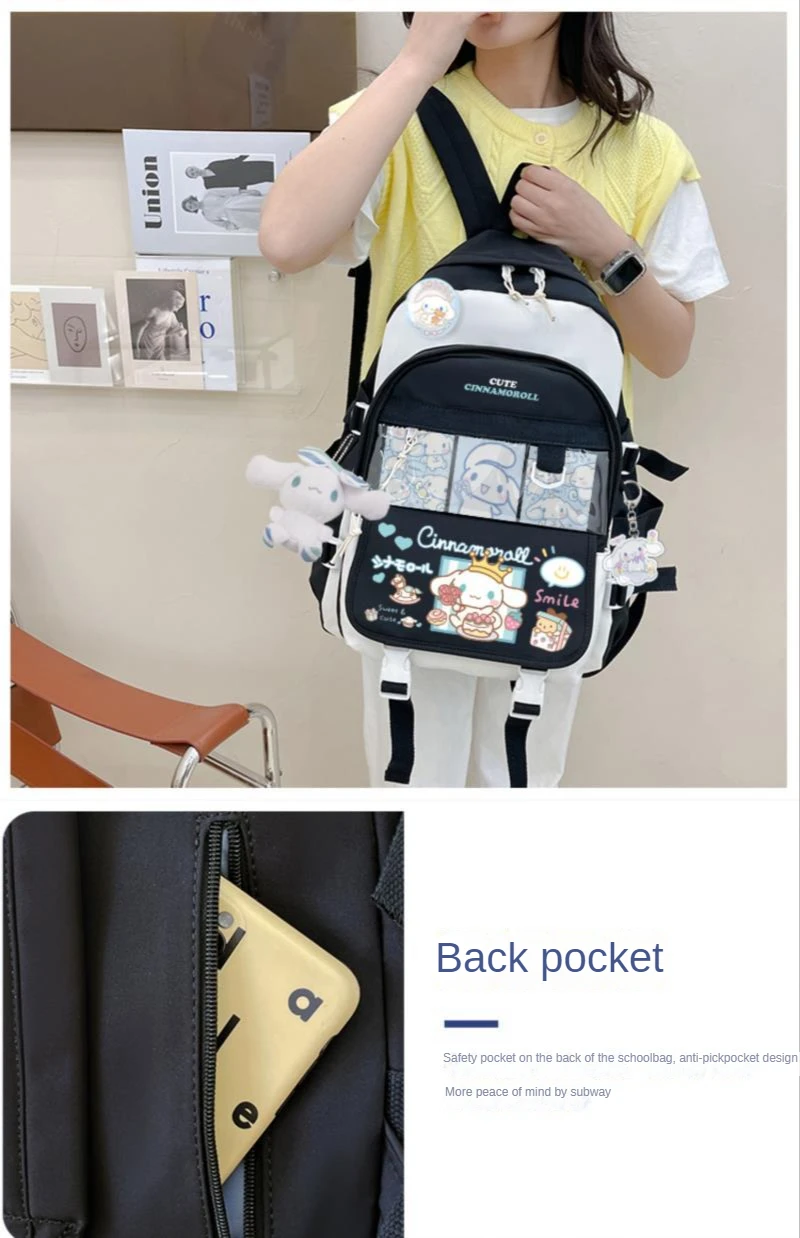 thumbnail image 2 of Chansin Multi-Purpose Backpack For School - Nylon, Water Resistant, Men's Medium 2 of 6