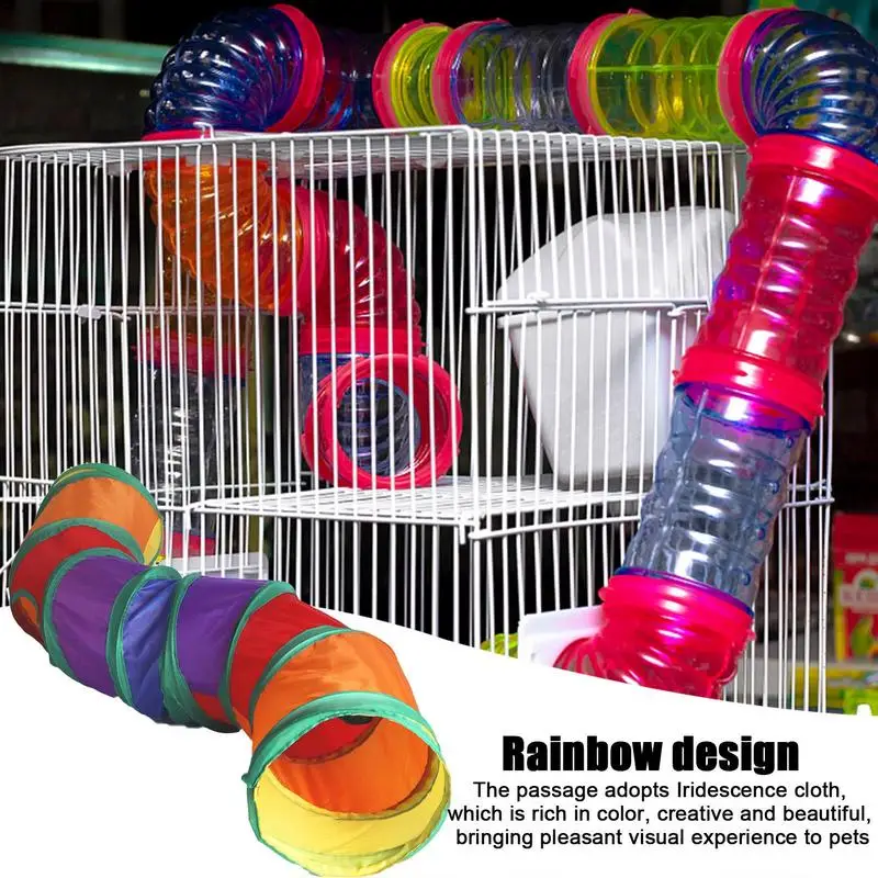

Guinea Pig Tubes And Tunnels Hamster Game Pipeline Small Pet Fun And Rest Tube Chinchilla Hedgehogs Dutch Rat Cage Accessories