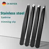 4pcs set Stainless Steel Tweezer Set Eye Brow Clips multifunctional Fine Hairs Puller for Facial Hair Removal and Splinter Remov 1